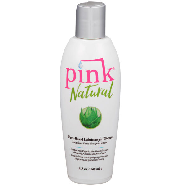 Pink Natural Vandbaseret Glidecreme 140 ml - Klar