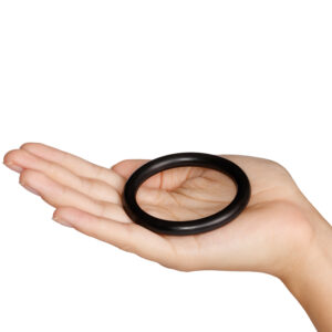 Rimba Rubber Penisring - Sort - 55 mm