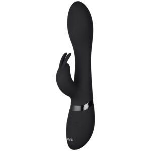 Shots Media Vive Mira Opladelig Triple-Action G-Punkts Rabbit Vibrator - Sort