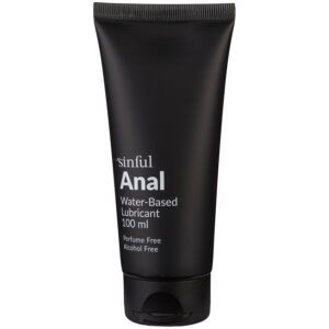 Sinful Anal Vandbaseret Glidecreme 100 ml - Klar