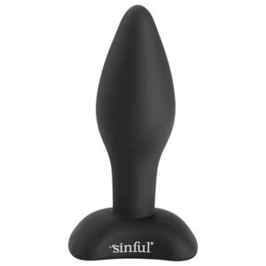 Sinful BumBum Small Silikone Butt Plug - Sort