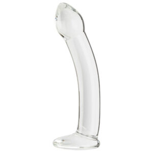 Sinful Curvy Klar Glas Dildo - Klar
