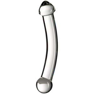 Sinful Glas Dobbelt Dildo 21 cm - Klar