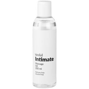 Sinful Intim Massageolie 200 ml - Klar