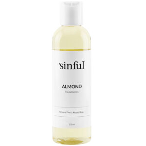 Sinful Mandel Massageolie 200 ml - Gul