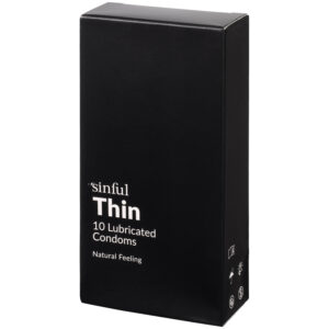 Sinful Tynde Kondomer 10 stk - Klar