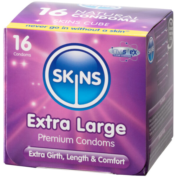 Skins Extra Large Kondomer 16 stk - Klar