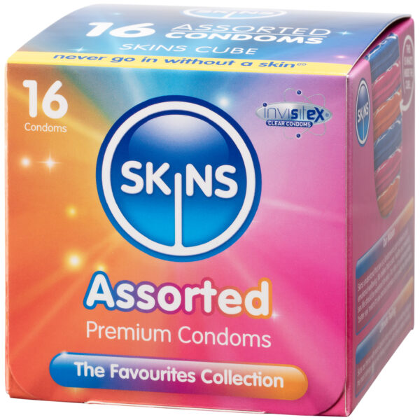 Skins Forskellige Kondomer 16 stk - Klar