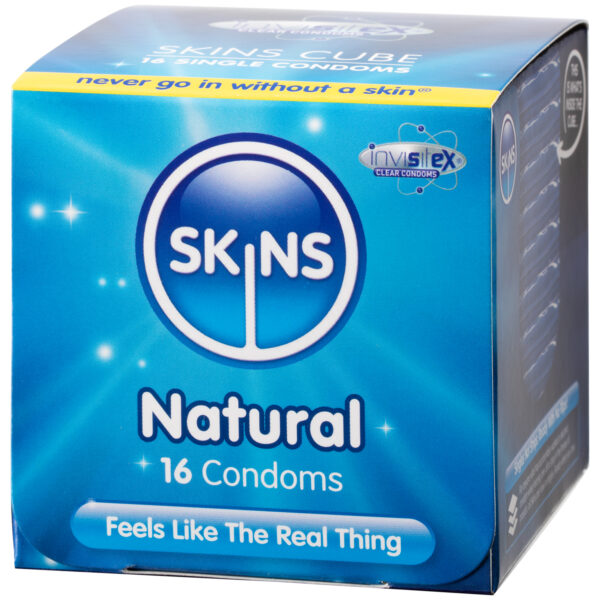 Skins Natural Normale Kondomer 16 stk - Klar