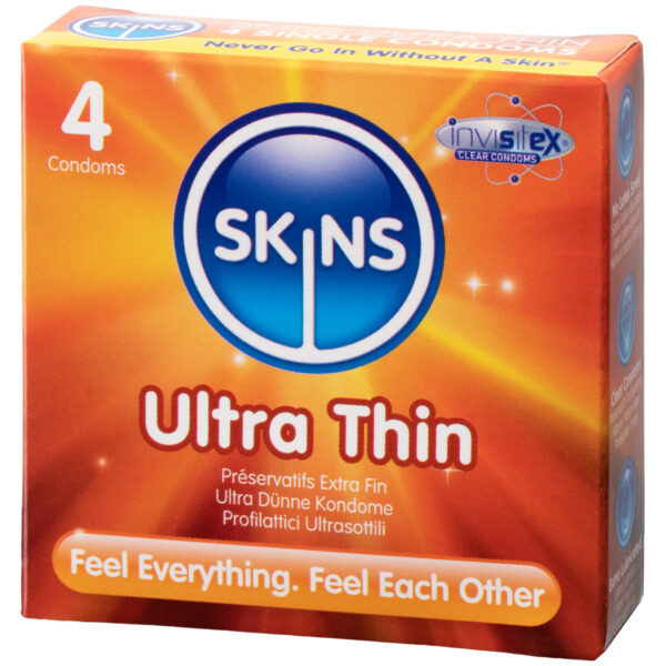 Skins Ultra Tynde Kondomer 4 stk - Klar