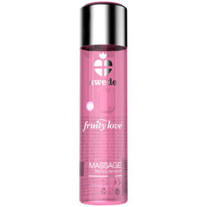 Swede Fruity Love Warming Flavoured Massage Lotion 120 ml - Klar