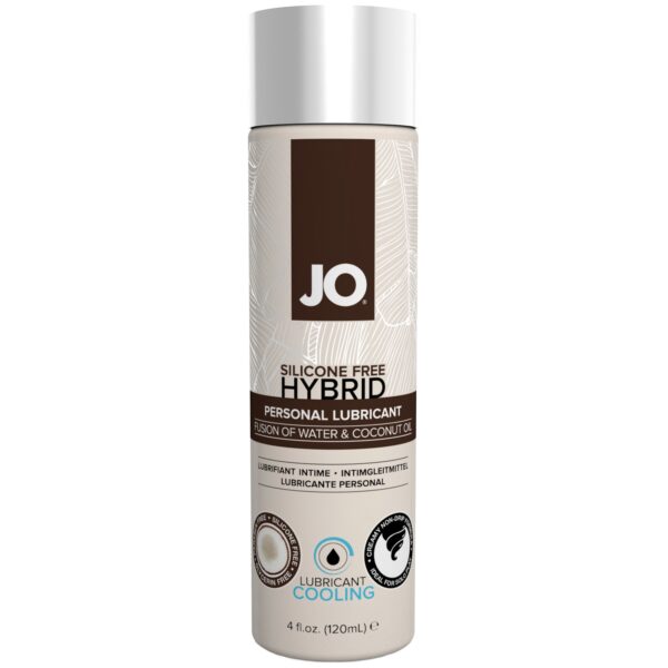 System JO Hybrid Kølende Glidecreme med Kokos 120 ml - Klar