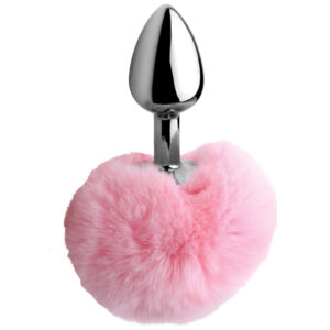 Tailz Fluffy Bunny Tail Anal Plug - Rosa