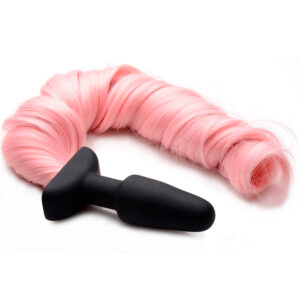 Tailz Pink Pony Tail Anal Plug - Sort