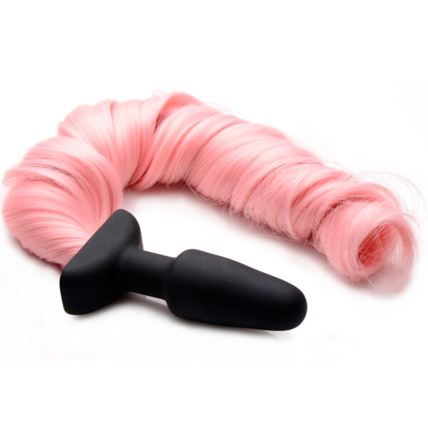Tailz Pink Pony Tail Anal Plug - Sort
