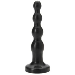 Tantus Ripple Silikone Dildo Large - Sort
