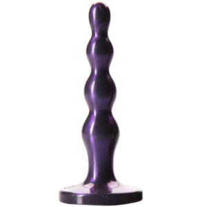 Tantus Ripple Silikone Dildo Small - Lilla