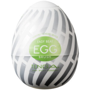 Tenga Egg Brush Masturbator - Hvid