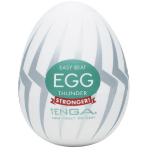 Tenga Egg Thunder Onani Håndjob til Mænd - Hvid