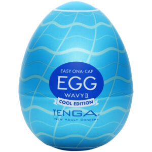 Tenga Egg Wavy II Cool Edition Masturbator - Hvid
