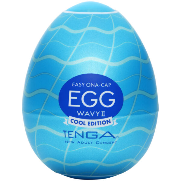 Tenga Egg Wavy II Cool Edition Masturbator - Hvid