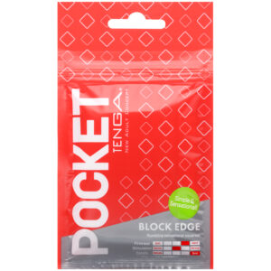 Tenga Pocket Block Edge Masturbator - Hvid