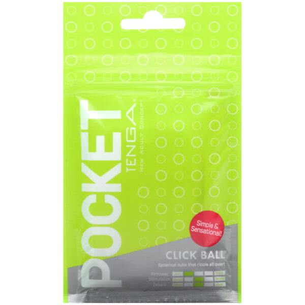 Tenga Pocket Click Ball Masturbator - Hvid