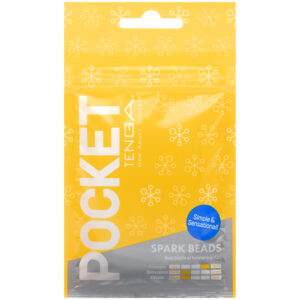 Tenga Pocket Spark Beads Masturbator - Hvid