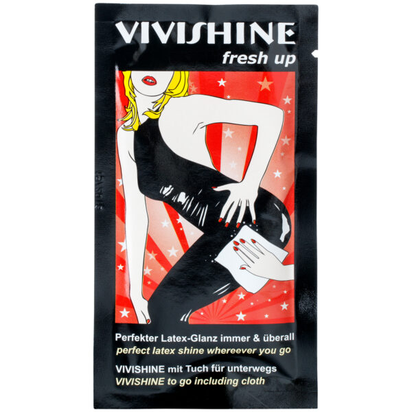 Vivishine Latex Fresh Up Servietter 10 stk - Klar
