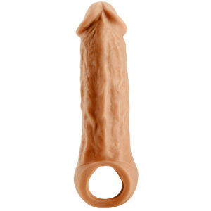 Vixen Creations Colossus Penis Sleeve 18 cm - Lysebrun