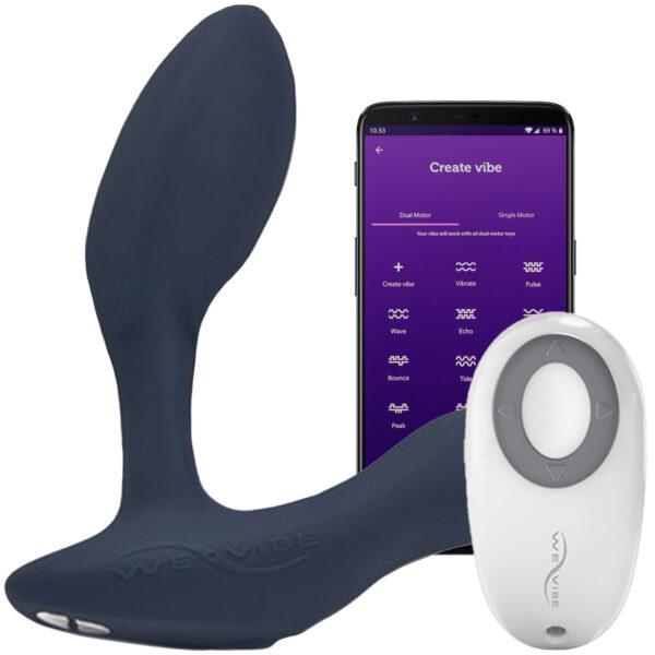 We-Vibe Vector Prostata Massager med Fjernbetjening og App - Grå