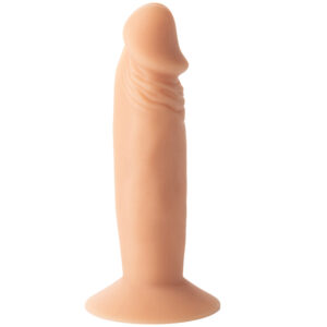 Willie City Luxe Realistisk Silikone Dildo med Sugekop 18 cm - Nude
