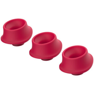 Womanizer Sugehoveder 3 Pak Large - Rød