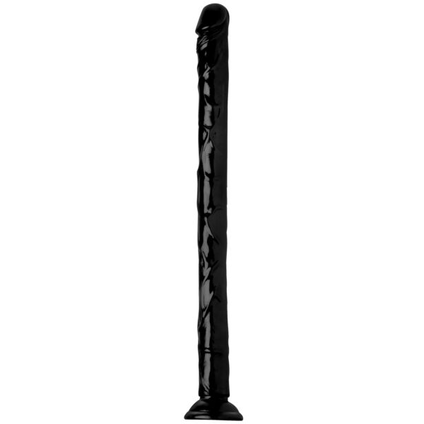 XR Brands Hosed Lang Dildo med Sugekop 50 cm - Sort