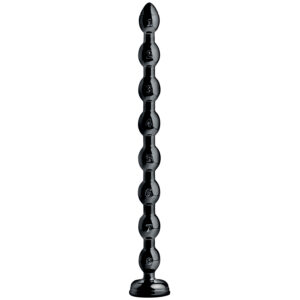 XR Brands Hosed Snake Anal Kæde med Tal Small 49 cm - Sort