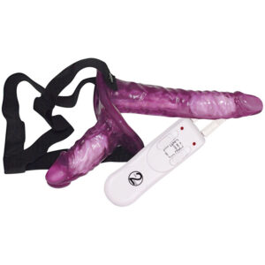 You2Toys Fjernbetjent Strap-on Duo - Lilla