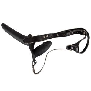 You2Toys Justerbar Dobbelt Strap-on 15 cm - Sort
