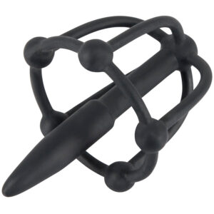 You2Toys Penis Plug med Glans Cage - Sort