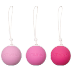 Intimina Laselle Weighted Exerciser Bækkenbundskugle Sæt - Pink