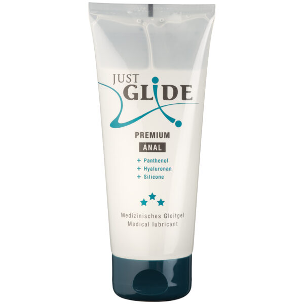 Just Play Just Glide Premium Silikonebaseret Anal Glidecreme 200 ml - Klar
