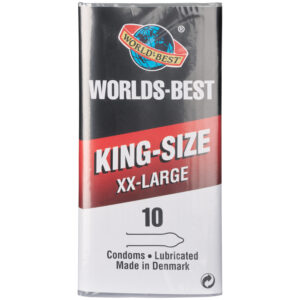Worlds-best King-Size XXL Kondomer 10 stk - Klar - 2XL
