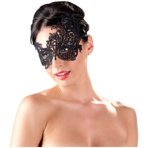 Cottelli Asymmetrisk Blonde Maske - Sort
