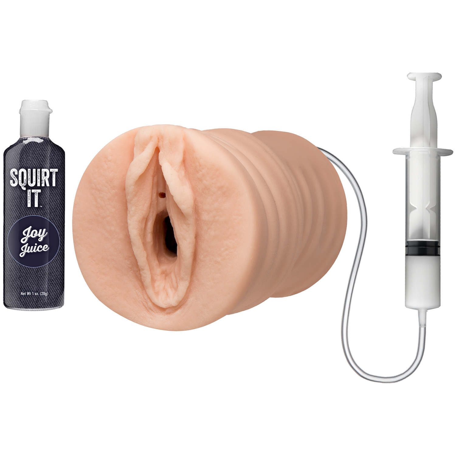 Doc Johnson Squirt It Squirting Pussy Stroker Masturbator - Nude Doc Johnson Squirt It Squirting Pussy Stroker Masturbator - Nude