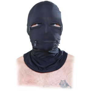 Fetish Fantasy Series Maske med Lynlås - Sort - One Size