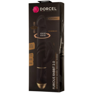 Marc Dorcel Furious Rabbit 2.0 Opladelig Vibrerende Pearl Rabbit Vibrator - Sort