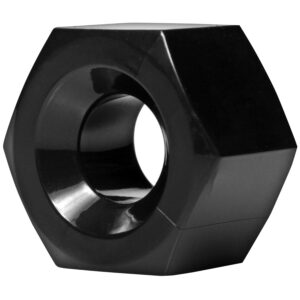 Master Series Hex Penisring og Ball Stretcher - Sort