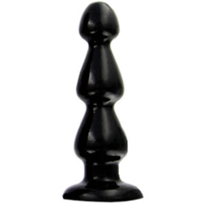Master Series Three Bumps Anal Plug Small - Sort