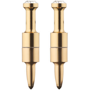 Ouch! Magnetiske Brystklemmer med Diamantstift - Guld