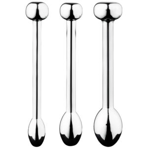 Ouch! Nail Metal Urethra Sound Plug Sæt - Sølv