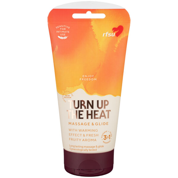 RFSU Turn Up The Heat Massage & Glidecreme 150 ml - Klar